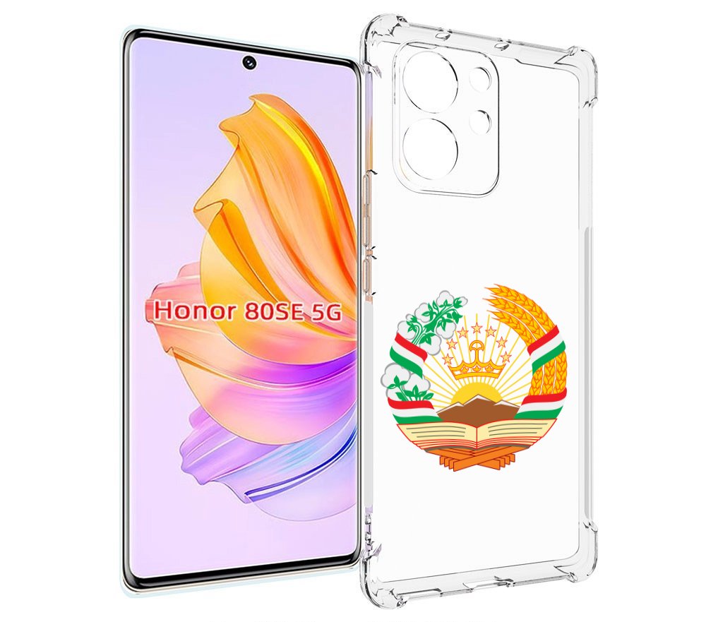 

Чехол MyPads герб-таджикистана для Honor 80 SE, Прозрачный, Tocco