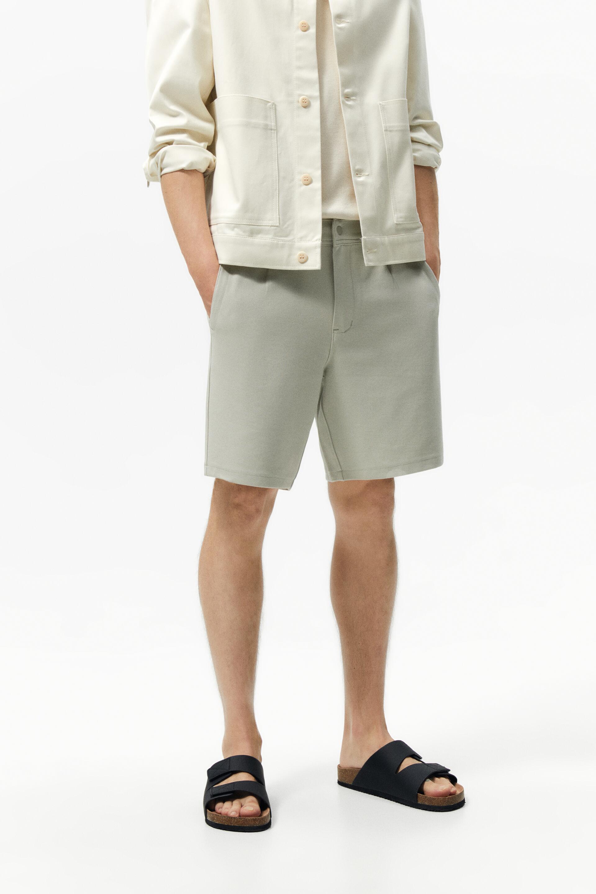 

Шорты мужские ZARA 04442410 зеленые S (доставка из-за рубежа), 04442410