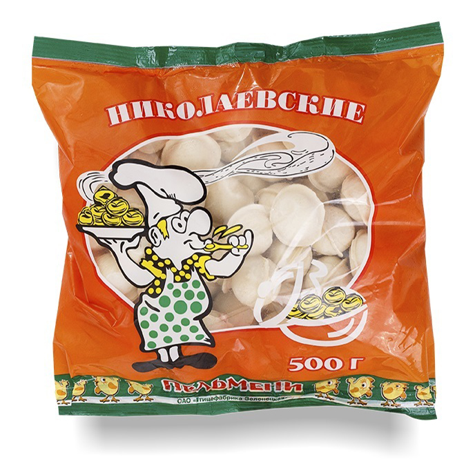 

Пельмени Птицефабрика Зеленецкая Николаевские с курицей и свининой 500 г