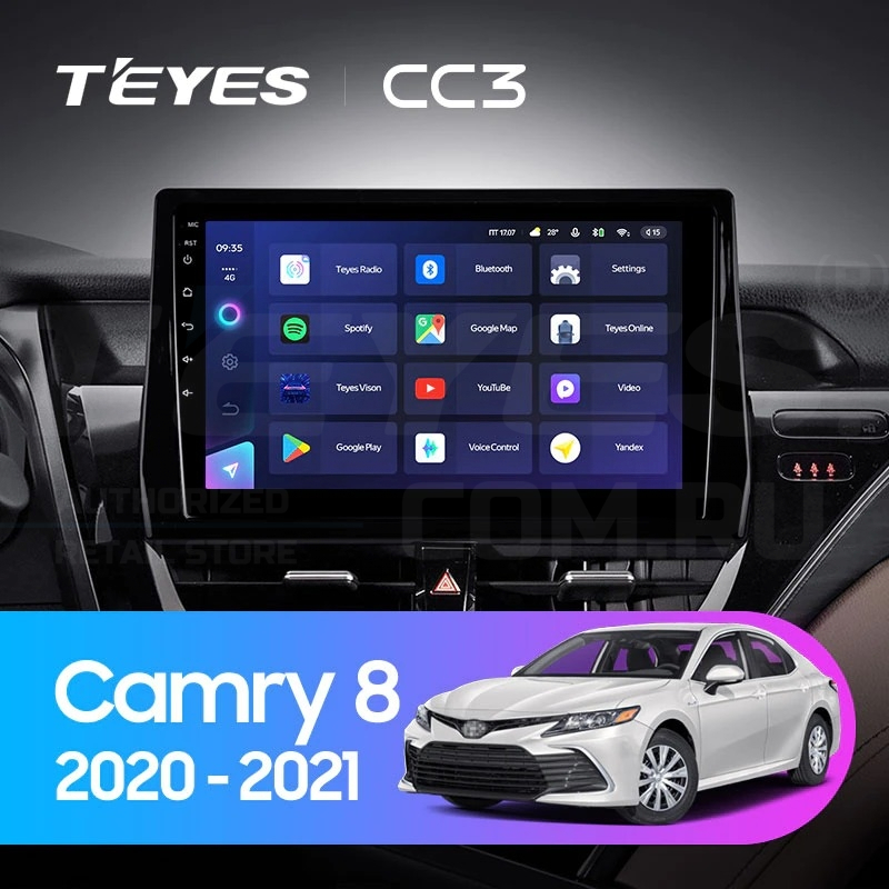 

Штатная магнитола Teyes CC3 4/32 Toyota Camry 8 XV 70 (2020-2021), CC3