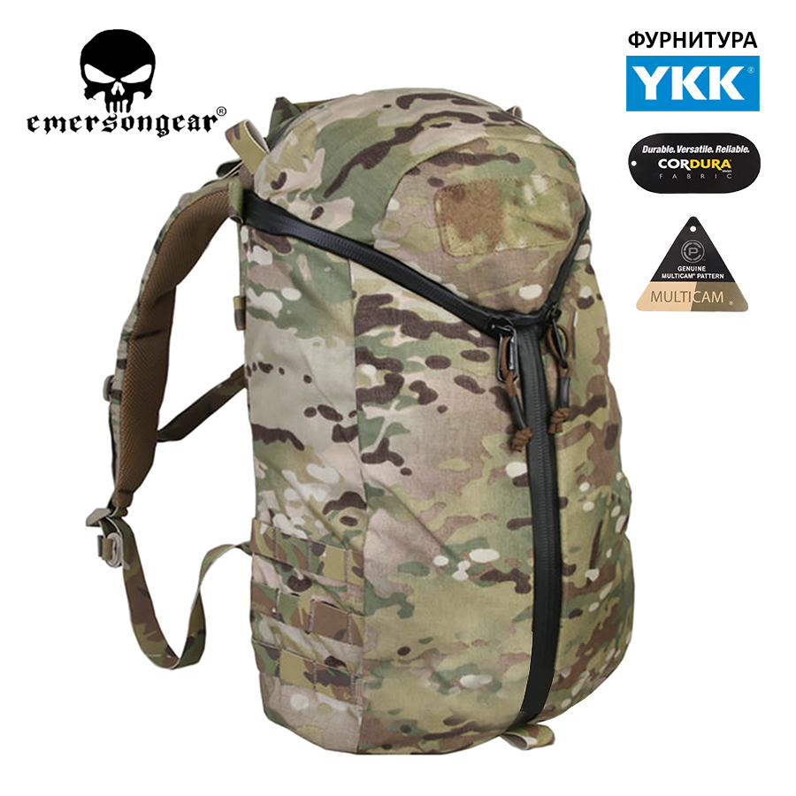 Рюкзак тактический 24 литра EmersonGear Y ZIP City Assault Pack Мультикам