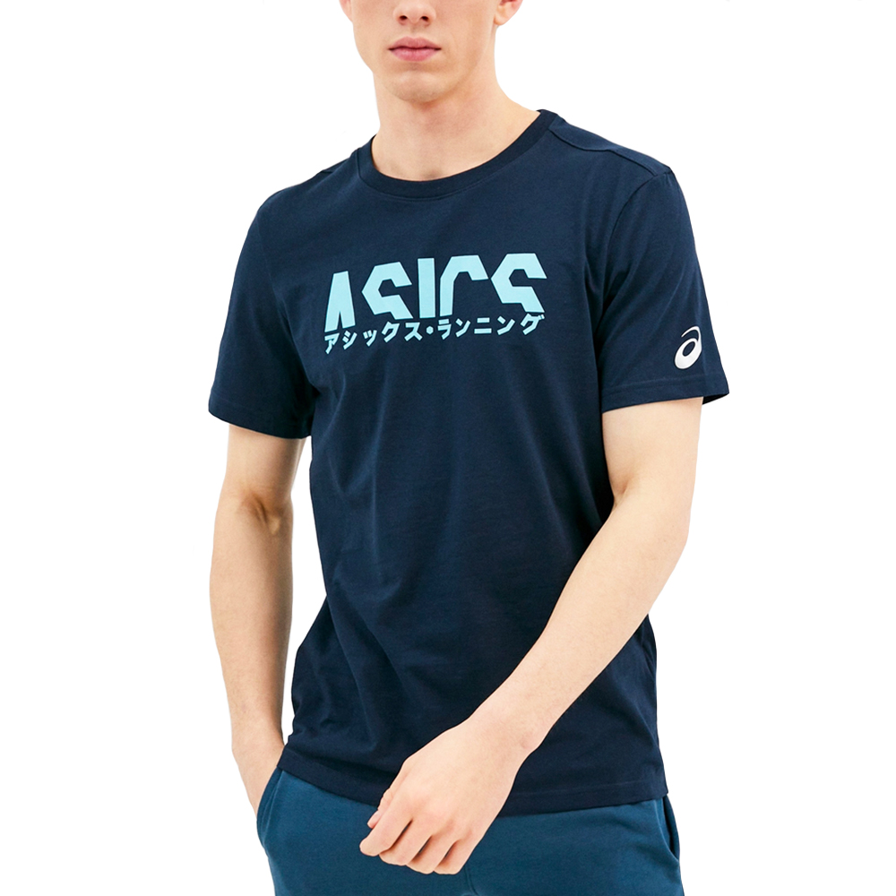 фото Футболка мужская asics 2031b912404 синяя s