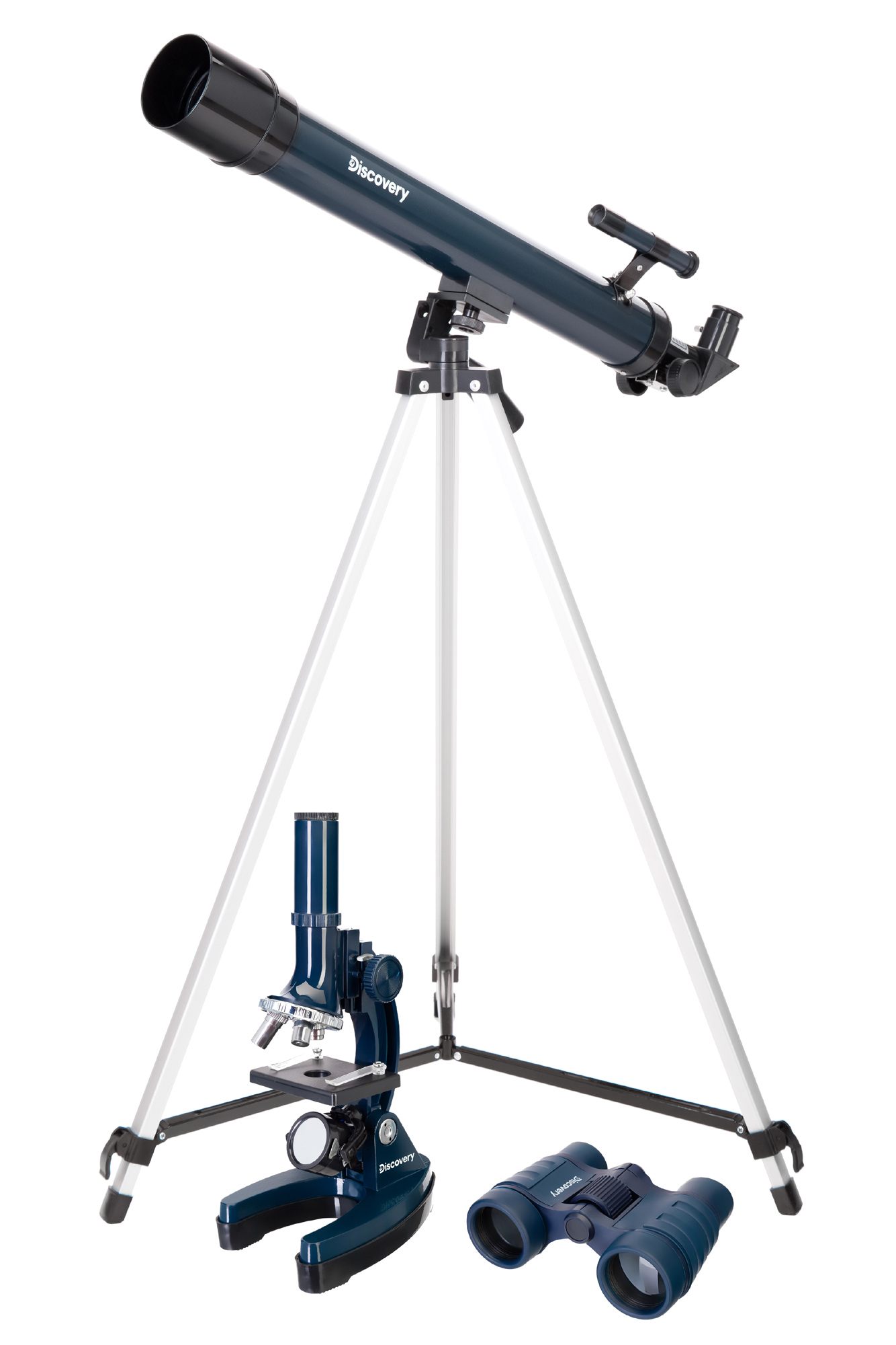 Набор Levenhuk Discovery Scope 3 с книгой levenhuk телескоп skyline pro 80 mak