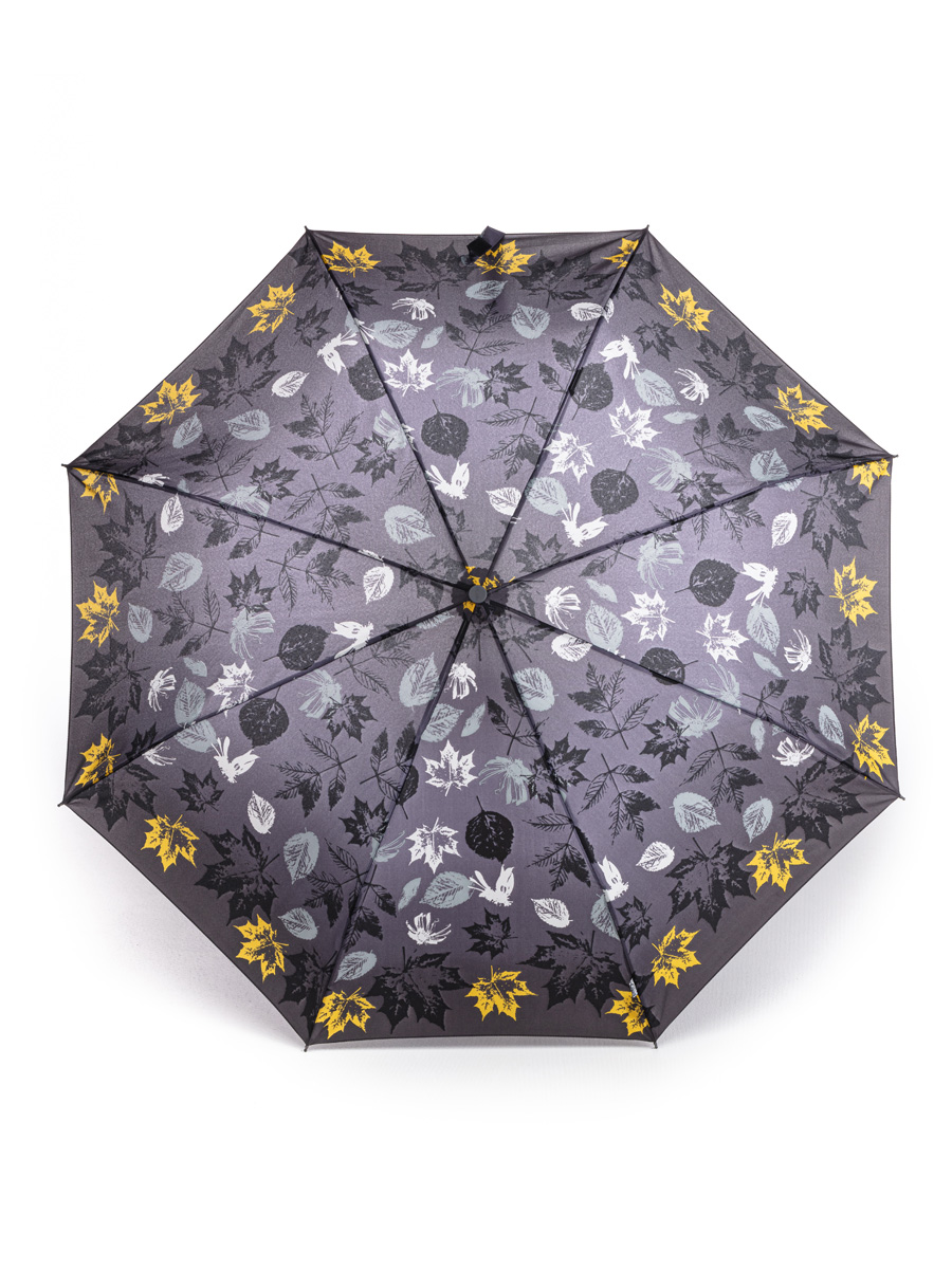 Зонт складной женский автоматический AIRTON 3915 серый