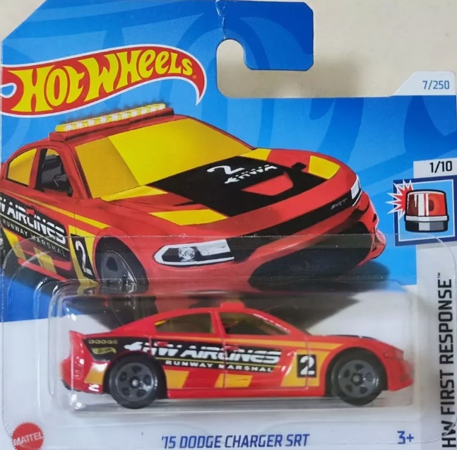 Машинка базовой коллекции Hot Wheels `15 DODGE CHARGER SRT красная 5785/HTB56