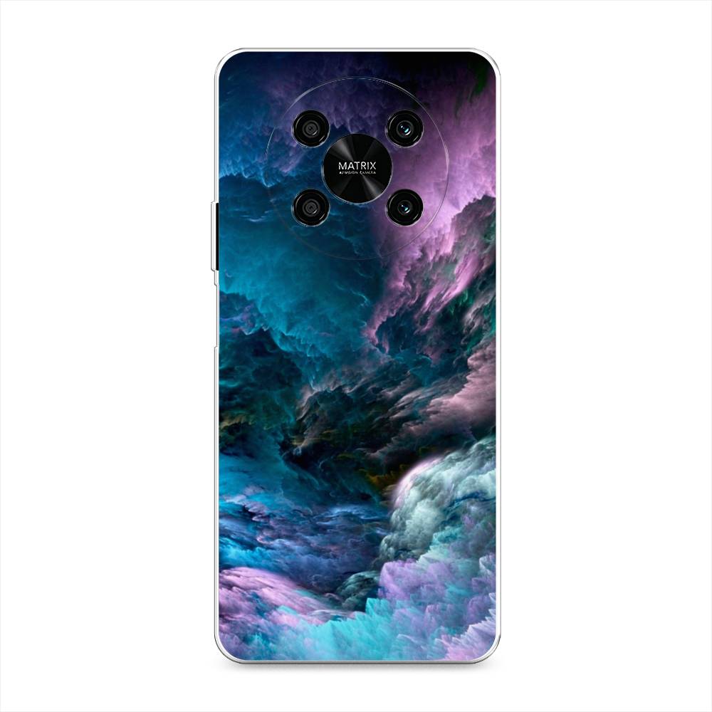 

Чехол на Honor X9 4G "Загадочное небо", Синий;фиолетовый, 6108150-2
