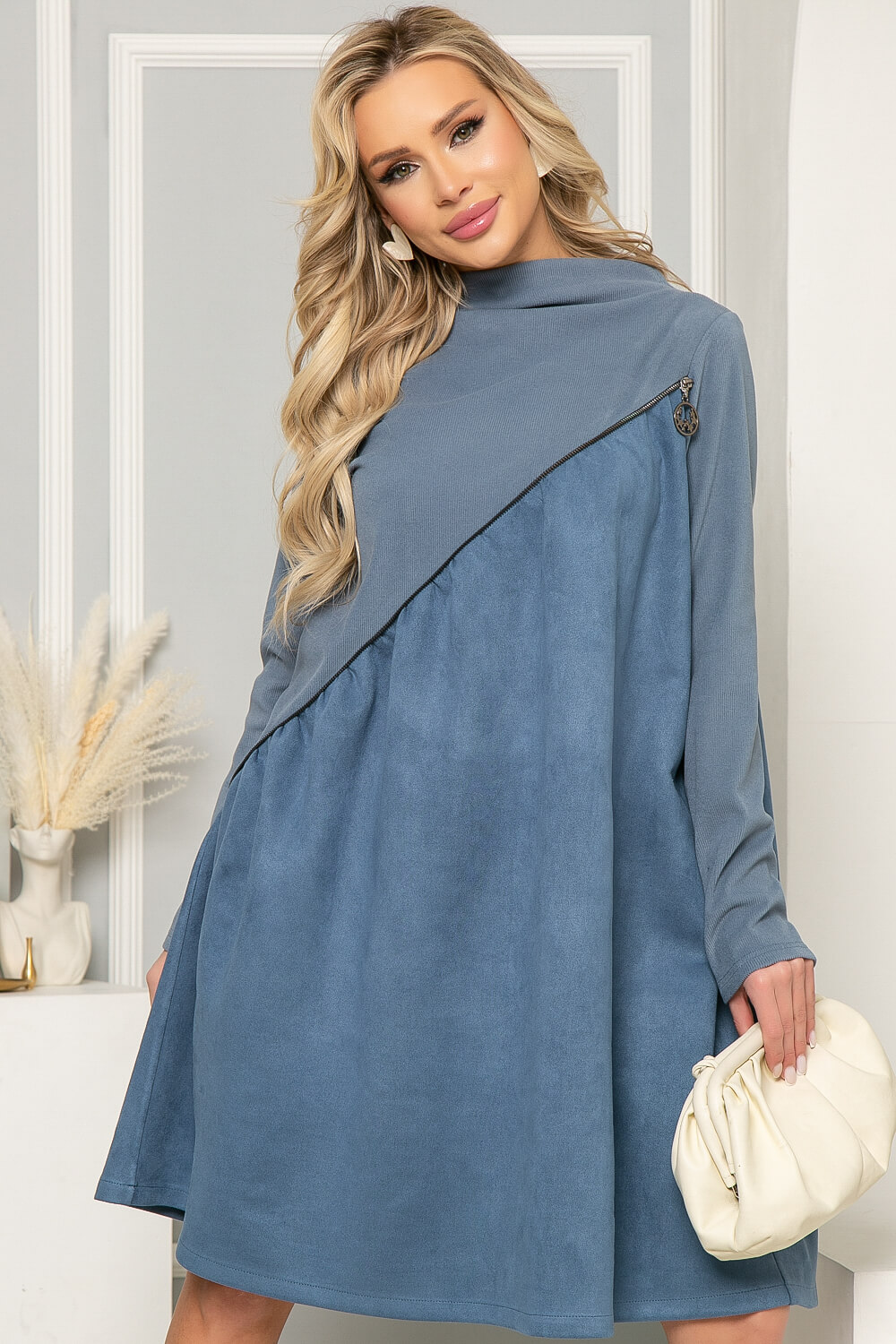 

Платье женское LT Collection Мару синее 46 RU, Синий, Мару