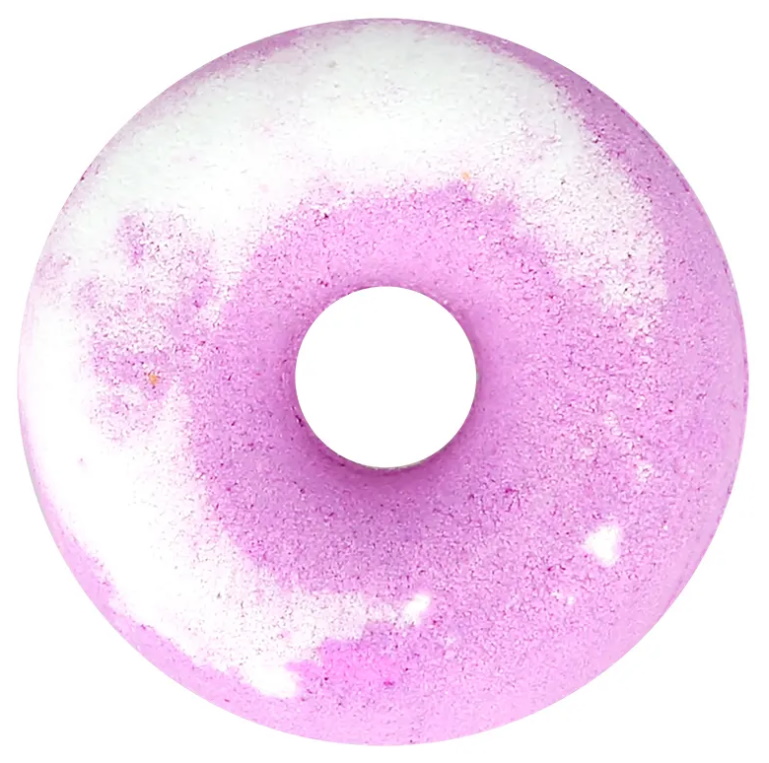 Бомбочка для ванны Bath Garden Пончик с ароматом клубники и ванили 140 г муляж пончик 8х3 5 см