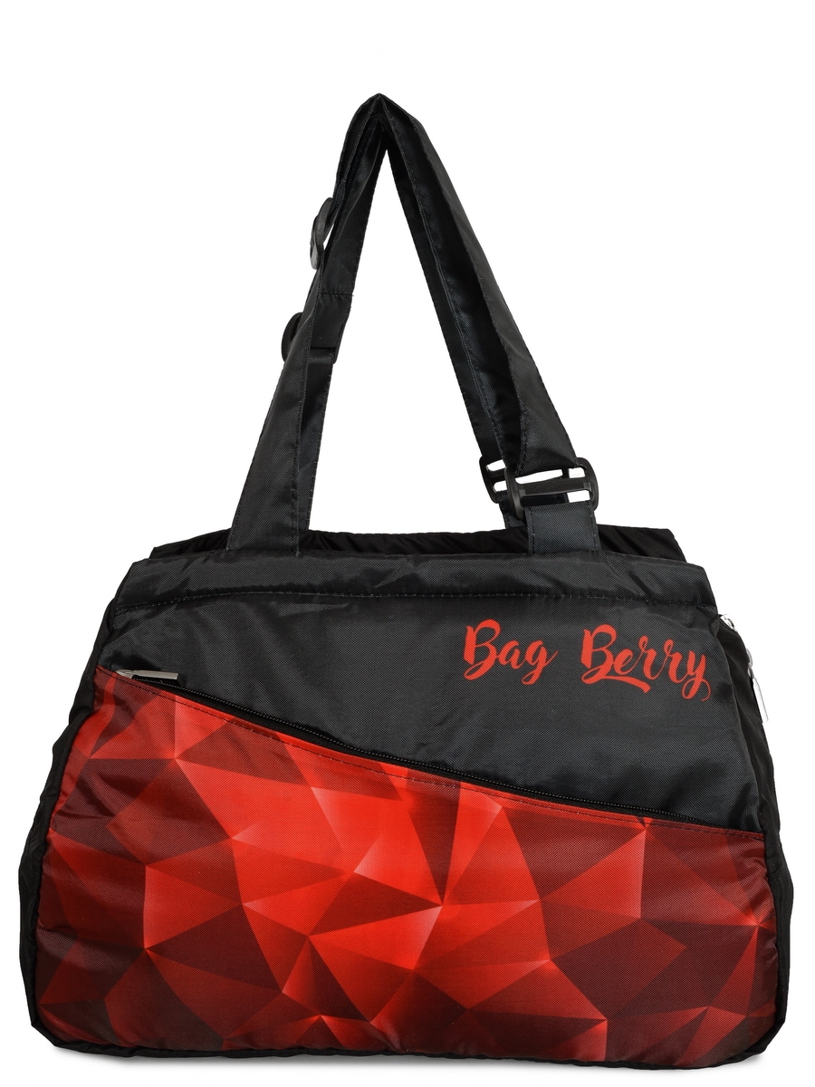 фото Дорожная сумка женская bag berry 141346 черная, 40х27х15 см