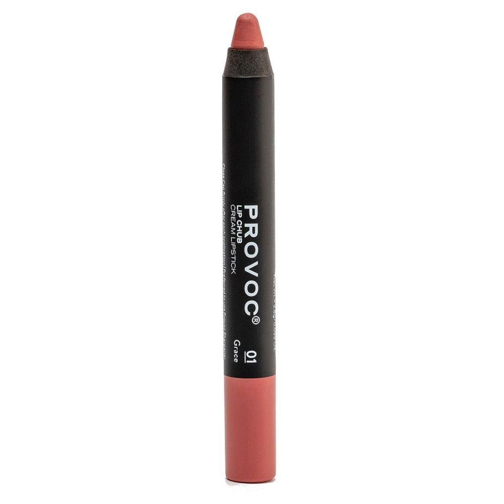 

Кремовая помада Provoc в карандаше Lip Chub Lipliner 01 Grace, Розовый, kr-17050
