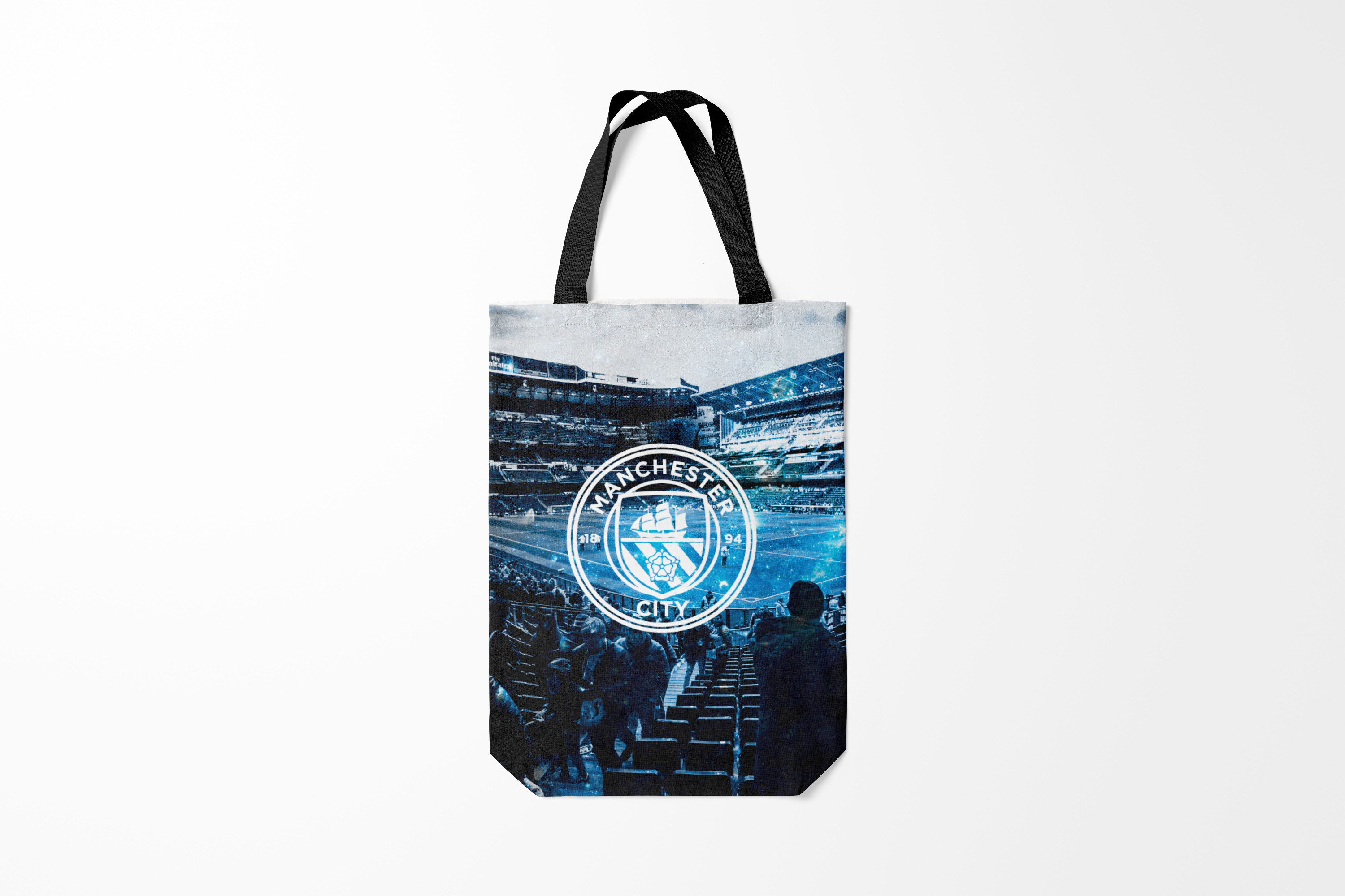 

Сумка шoппер унисекс Burnettie Manchester City, черный, Manchester City