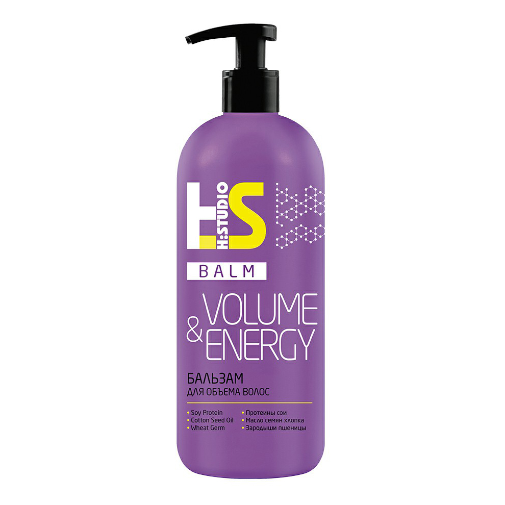 Бальзам для волос Romax H Studio Volume Energy Объем для всех типов волос 380 мл
