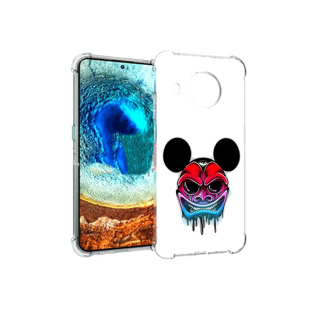 

Чехол MyPads Tocco для Nokia X20 микки в маске (PT159436.101.473), Прозрачный, Tocco