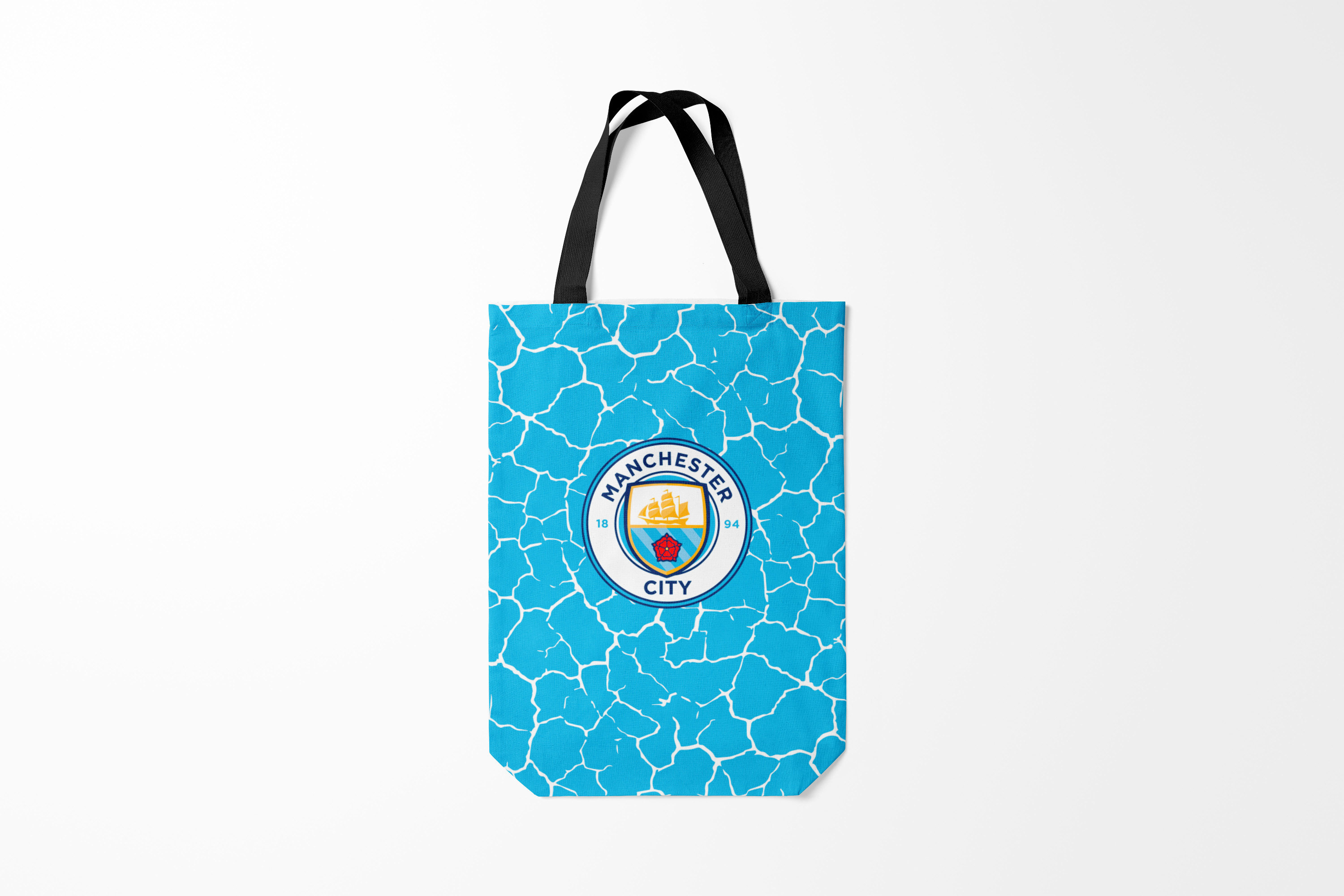 

Сумка шoппер унисекс Burnettie Manchester City CITY., синий, Manchester City CITY.