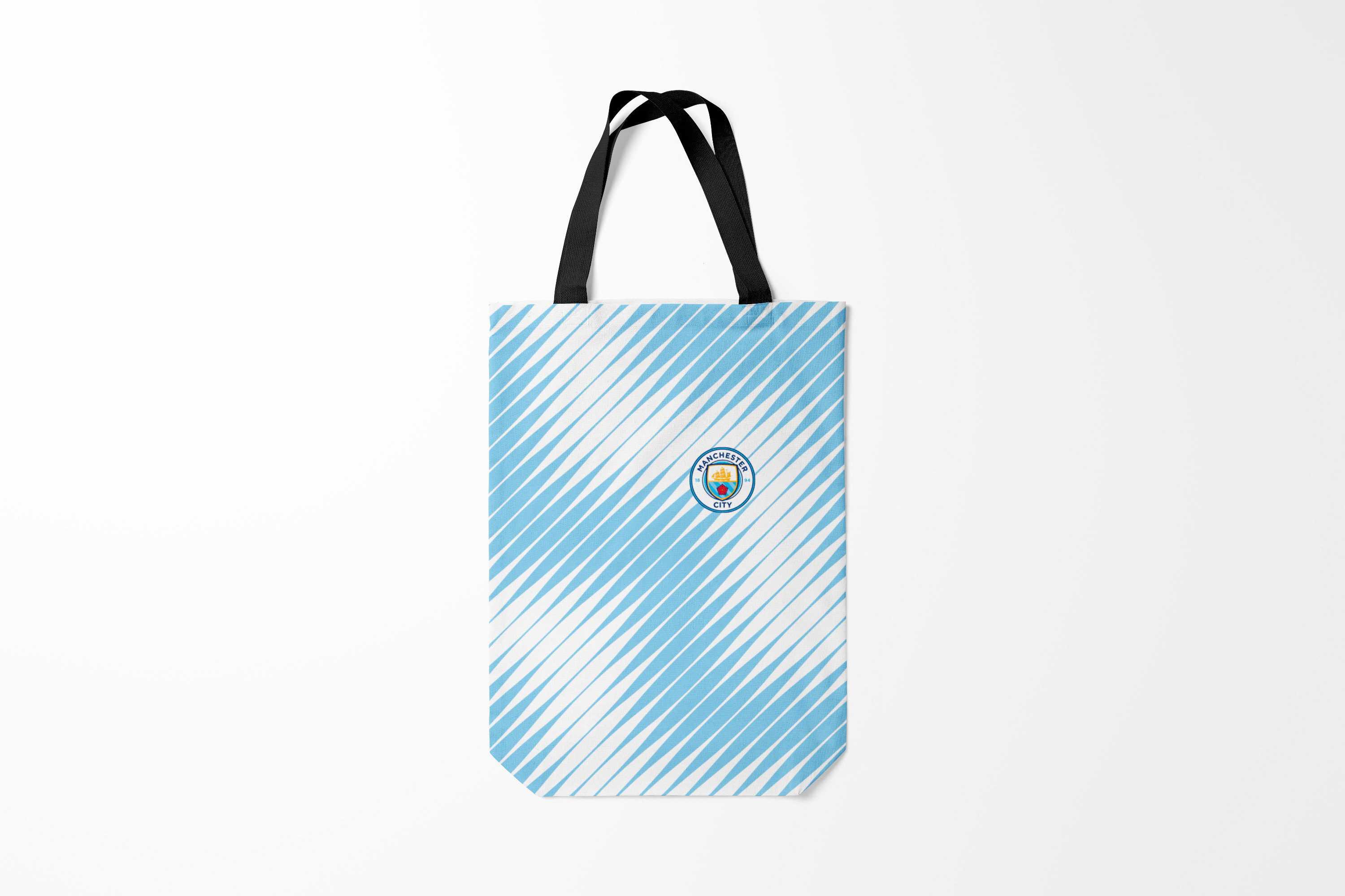 

Сумка шoппер унисекс Burnettie Manchester City CITY., синий, Manchester City CITY.