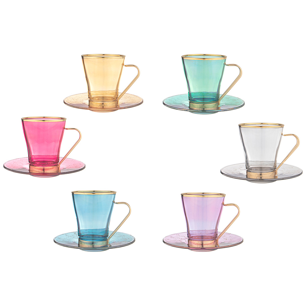 Чайный набор из 6 предметов на 6 персон Art decor Premium colors 320 мл