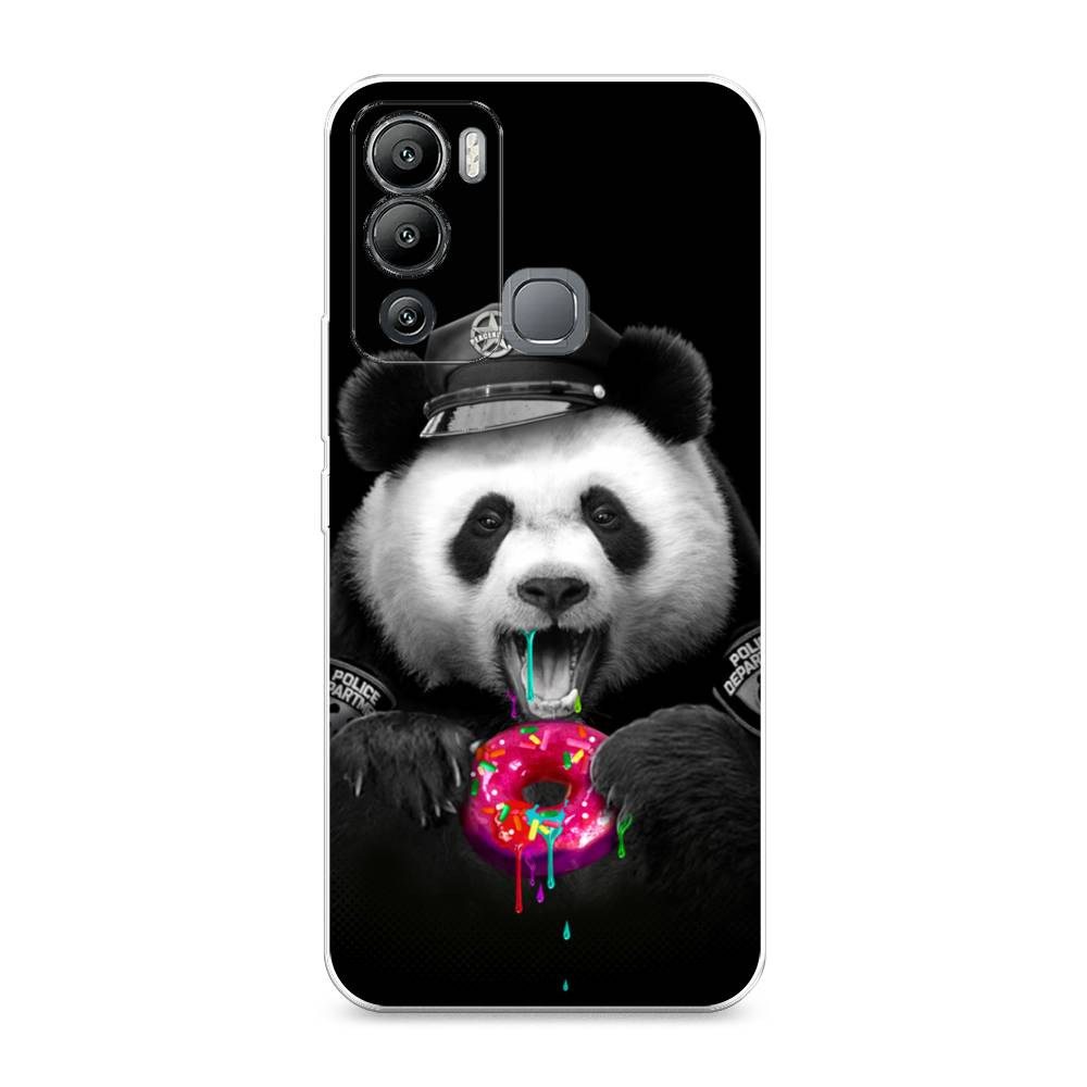 

Чехол Awog на Infinix Hot 12i "Панда police", Разноцветный, 3101250-2