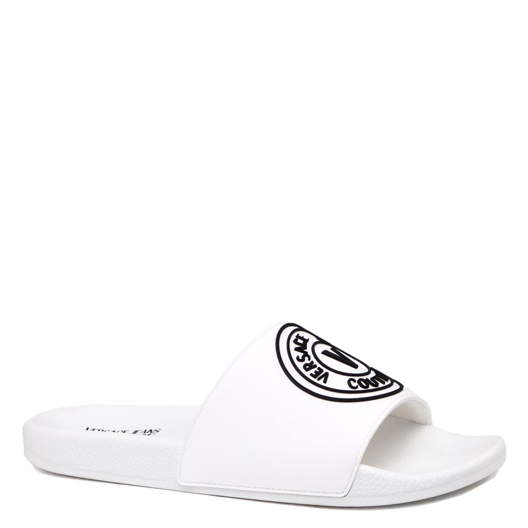 

Сланцы мужские Versace Jeans Couture 75YA3SQ3 белые 42 EU, Белый, 75YA3SQ3