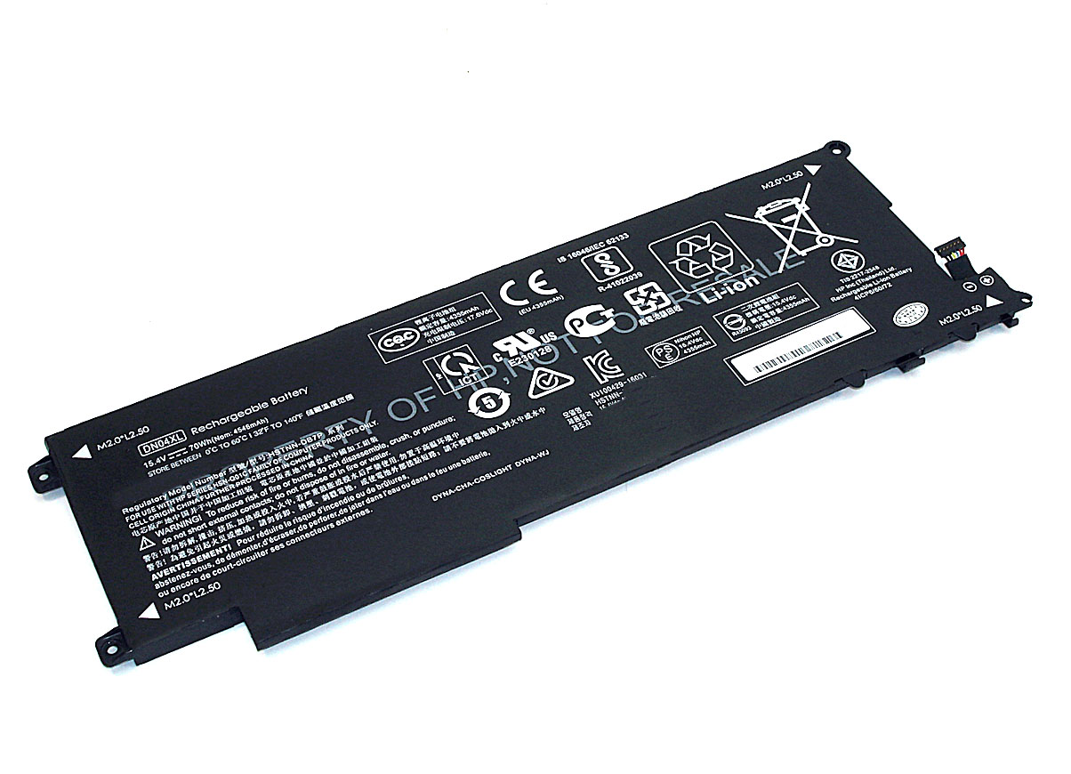 

Аккумулятор для ноутбука HP Zbook x2 G4 DN04XL 15.4V 70Wh