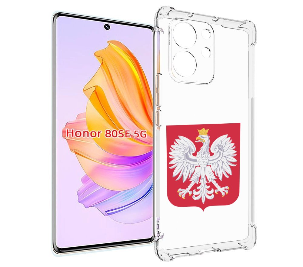 

Чехол MyPads герб-польши для Honor 80 SE, Прозрачный, Tocco