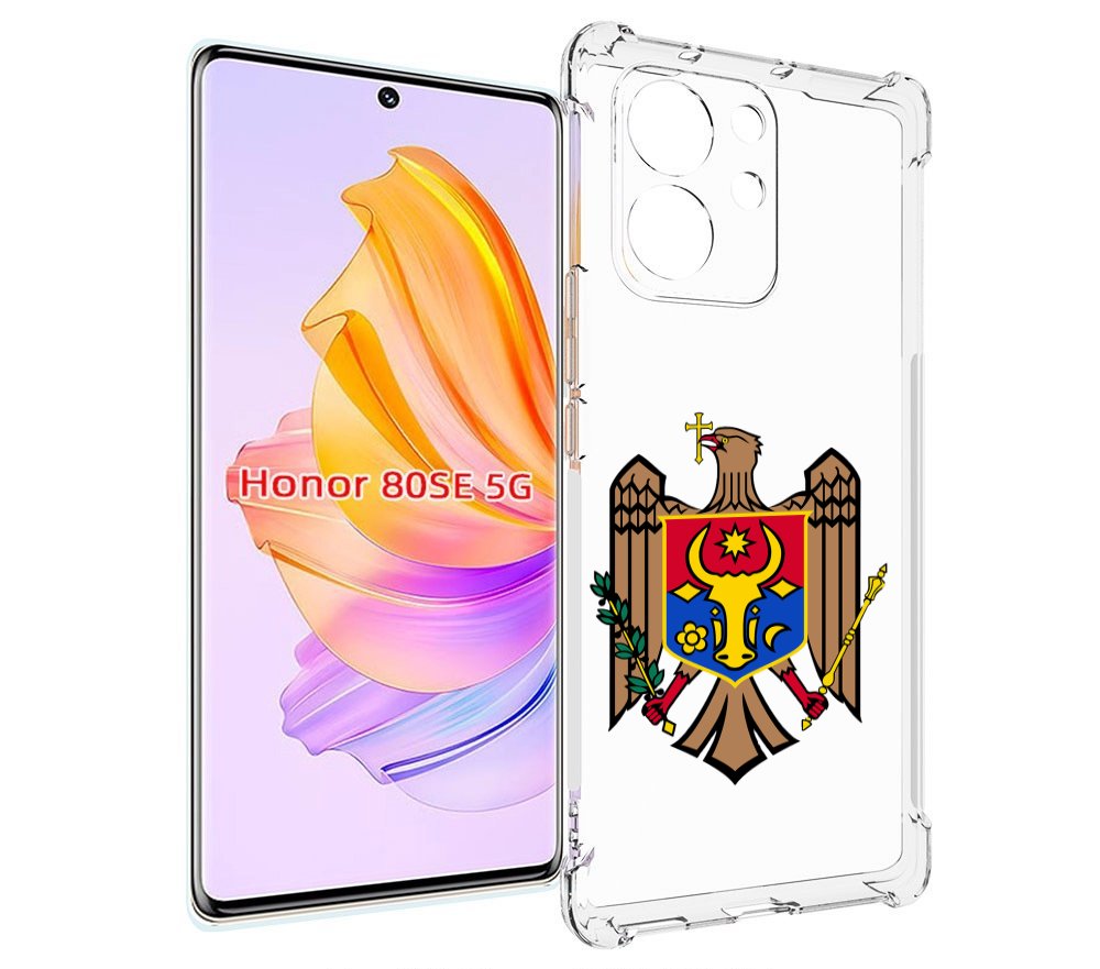 

Чехол MyPads герб-молдовы для Honor 80 SE, Прозрачный, Tocco