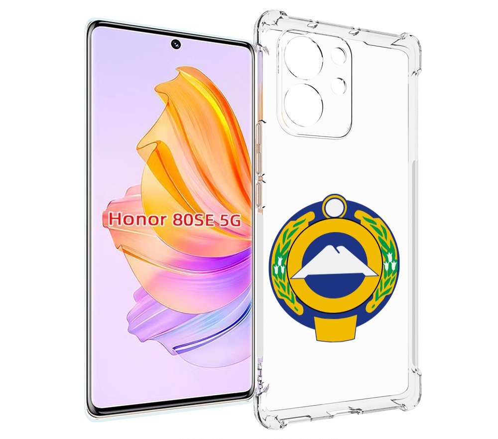 

Чехол MyPads герб-карачаево-черкессия для Honor 80 SE, Прозрачный, Tocco