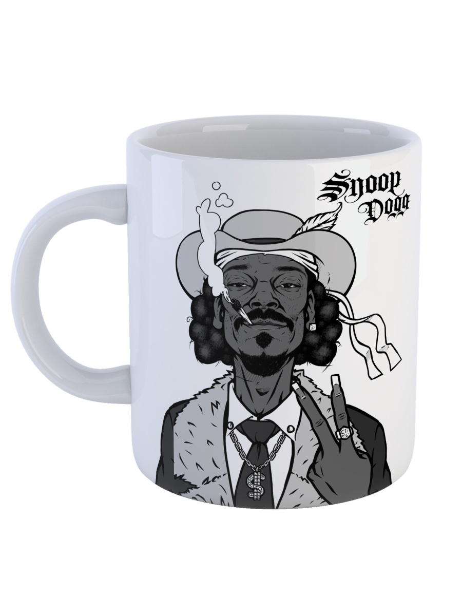 

Кружка СувенирShop Рэп-исполнитель "Snoop Dogg / Снуп Дог" 330 мл CU-MZSP1-W/S
