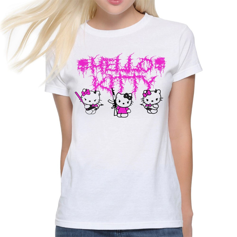 

Футболка женская Design Heroes Hello Kitty - Хелло Китти HEL-654552-1 белая XS, Белый, Hello Kitty - Хелло Китти HEL-654552-1