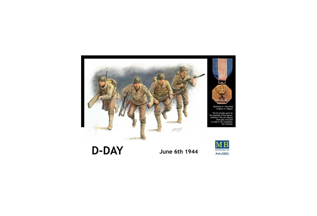 Сборная модель Master Box День-D  МВ3520