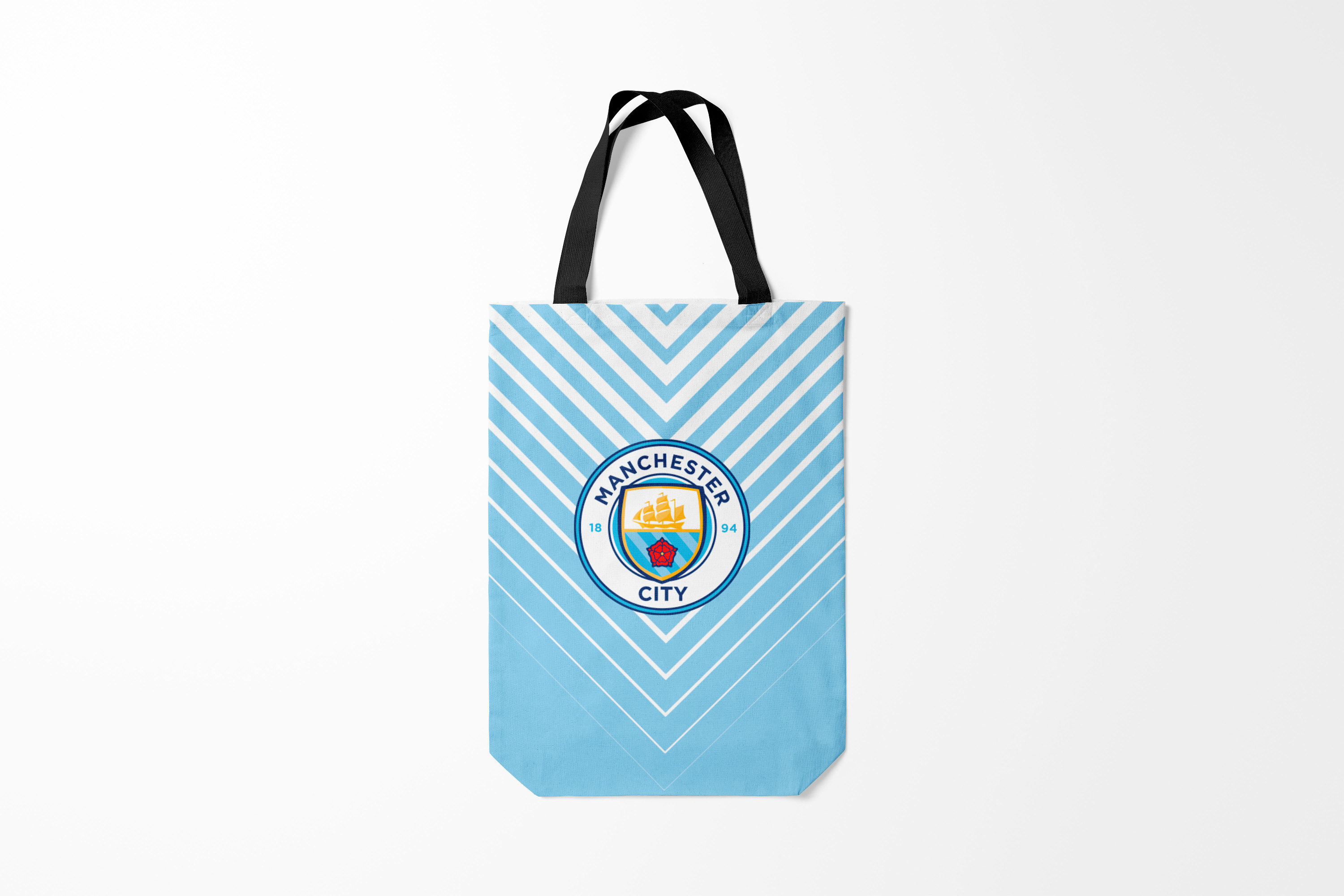 

Сумка шoппер унисекс Burnettie Manchester City CITY., синий, Manchester City CITY.