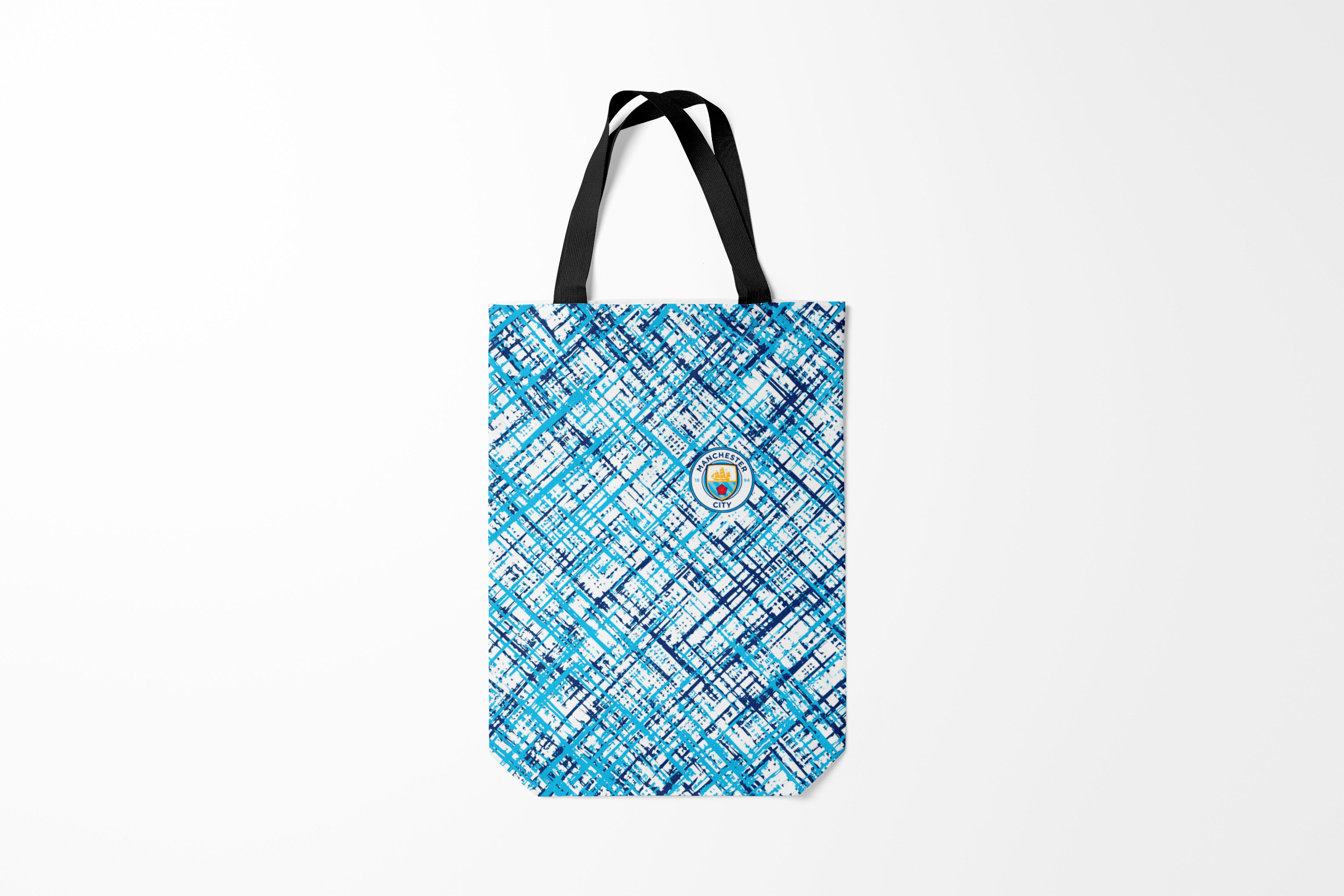 

Сумка шoппер унисекс Burnettie Manchester City CITY., синий, Manchester City CITY.