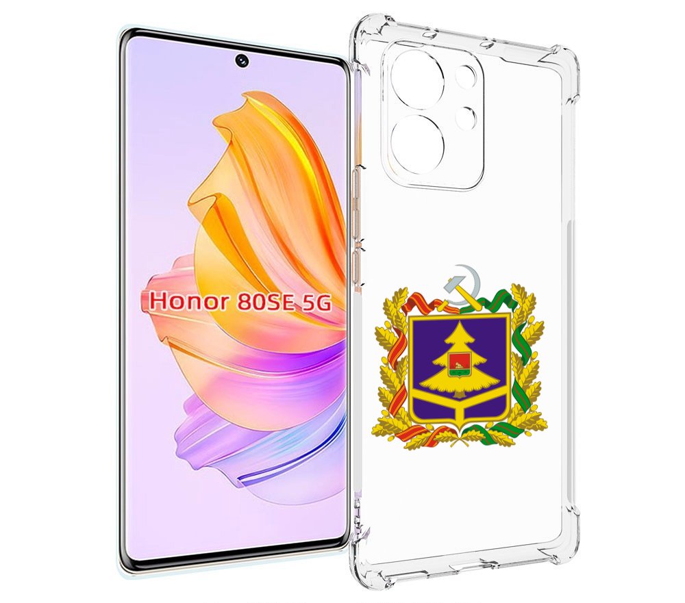 

Чехол MyPads герб-брянскои-области для Honor 80 SE, Прозрачный, Tocco