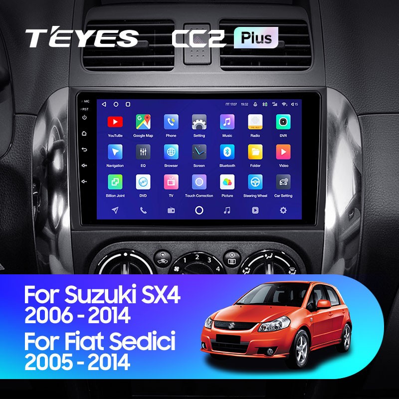 

Штатная магнитола Teyes CC2 Plus 6/128 Suzuki SX4 1 (2006-2014), CC2 Plus