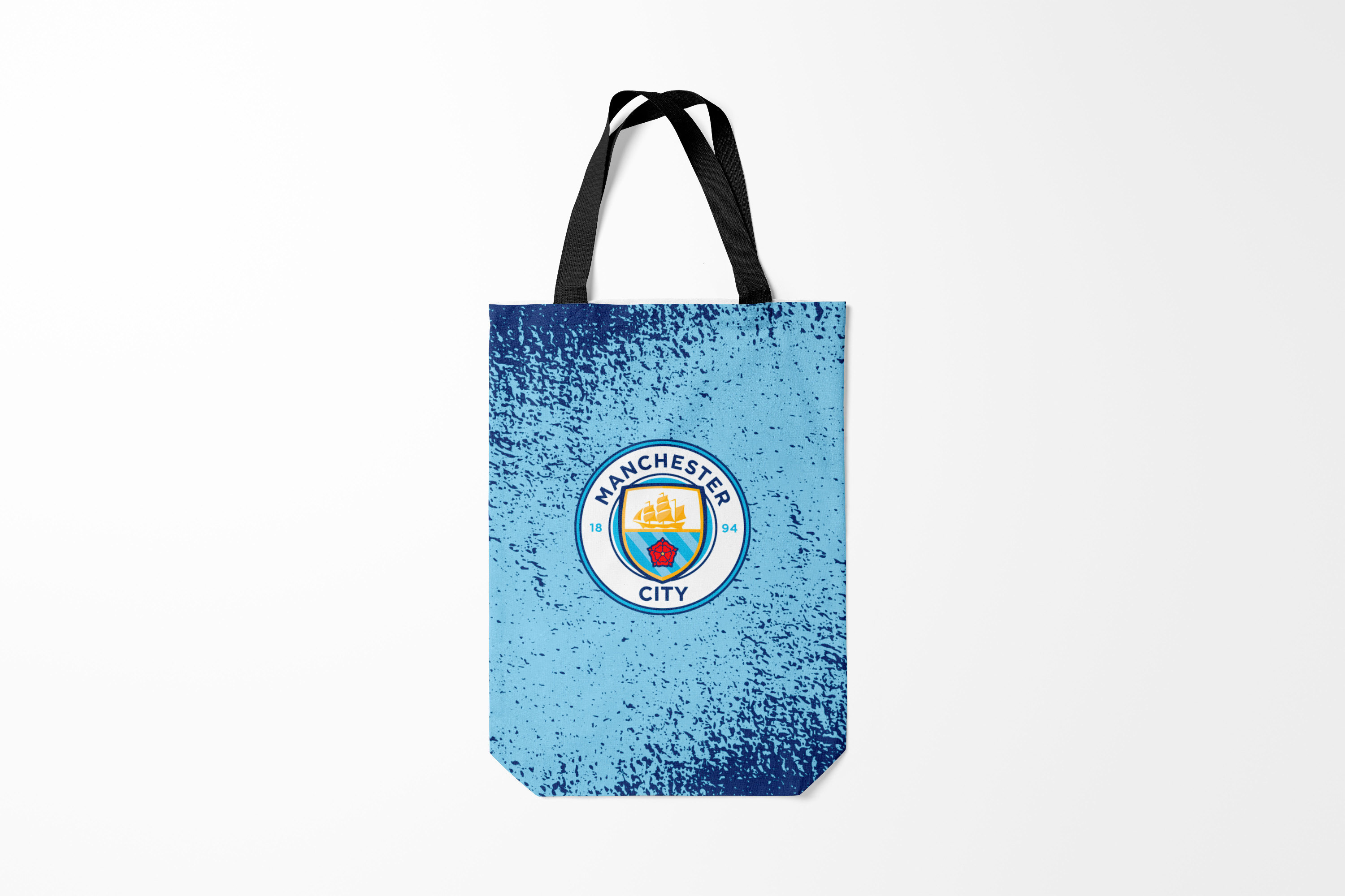 

Сумка шoппер унисекс Burnettie Manchester City CITY., синий, Manchester City CITY.