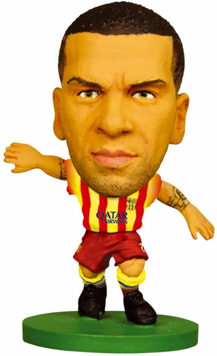 фото Фигурка футболиста /soccerstarz/ дани алвес барселона /away kit/