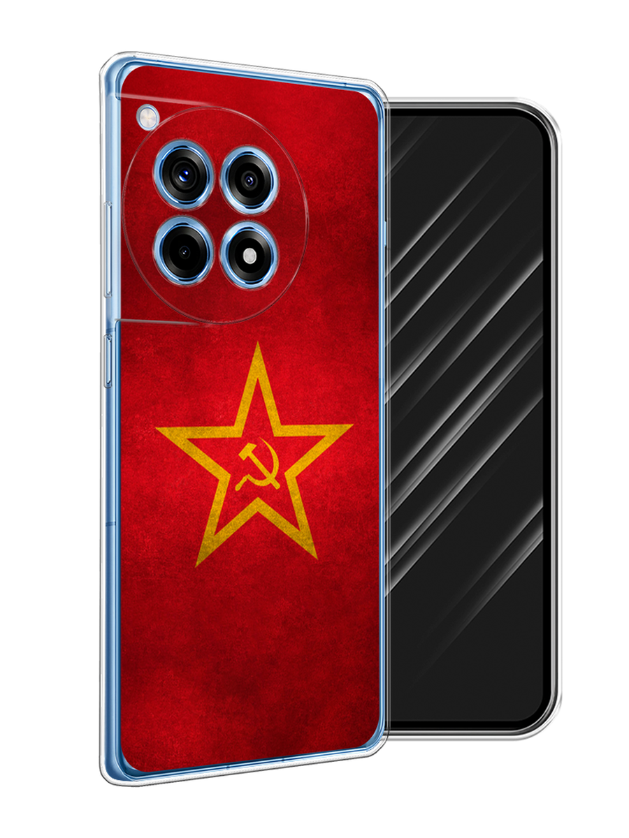 

Чехол Awog на OnePlus Ace 3 "Красное знамя", Желтый;красный, 154550-1