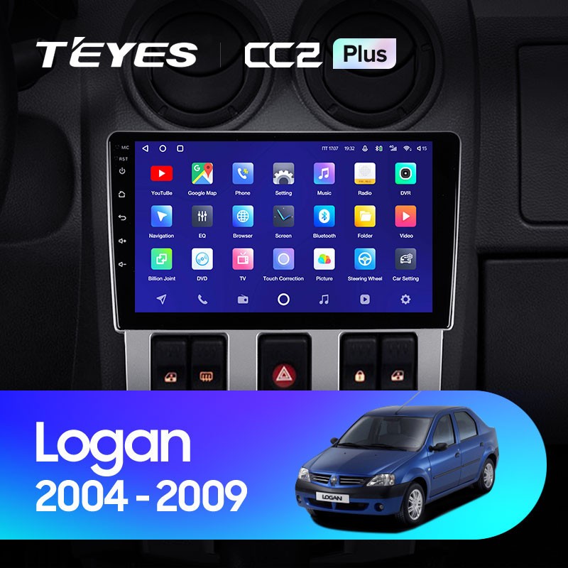Штатная магнитола Teyes CC2 Plus 6128 Renault Logan 1 2004-2009 3910000₽