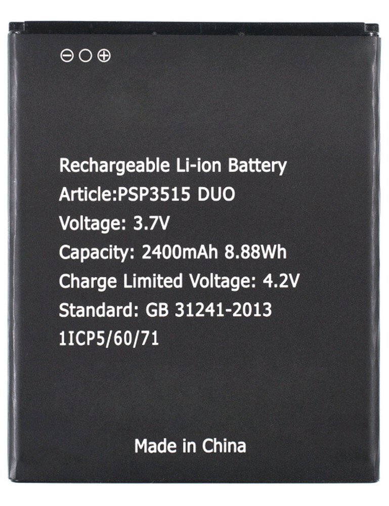 

Аккумулятор для Prestigio Muze U3 PSP3515DUO, Prestigio Muze U3 PSP3515DUO