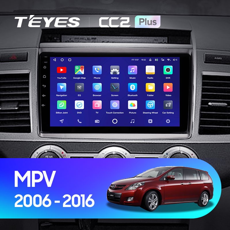 

Штатная магнитола Teyes CC2 Plus 6/128 Mazda MPV LY (2006-2016), CC2 Plus