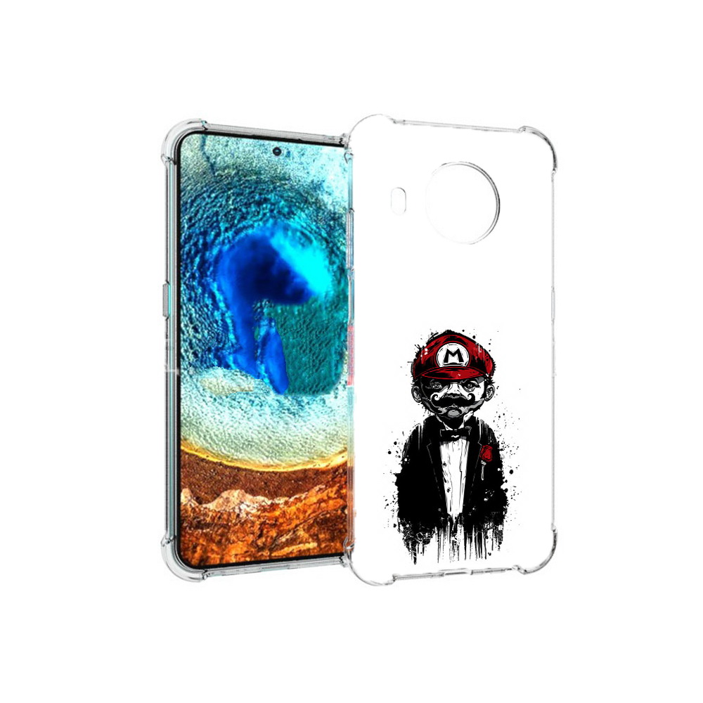 

Чехол MyPads Tocco для Nokia X20 марио (PT159436.101.458), Прозрачный, Tocco