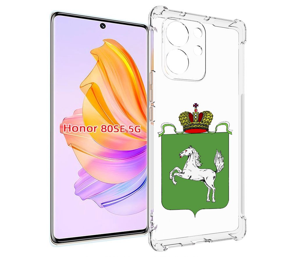 

Чехол MyPads герб томская область для Honor 80 SE, Прозрачный, Tocco