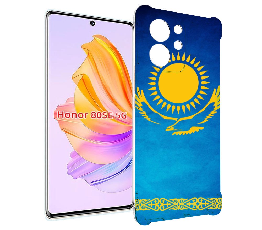 

Чехол MyPads герб и флаг казахстана для Honor 80 SE, Прозрачный, Tocco