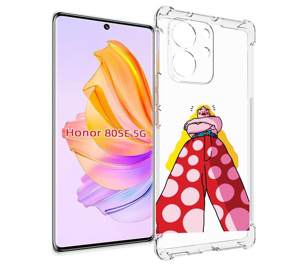 

Чехол MyPads высокая-девушка для Honor 80 SE, Прозрачный, Tocco