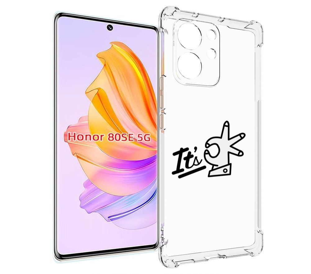 

Чехол MyPads все-ок для Honor 80 SE, Прозрачный, Tocco