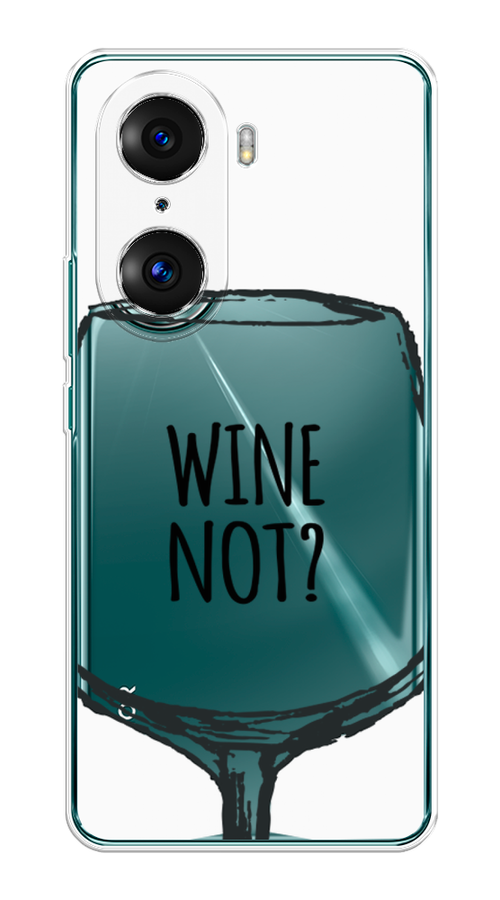 

Чехол на Honor 60 Pro "Wine not white", Белый, 6106750-6