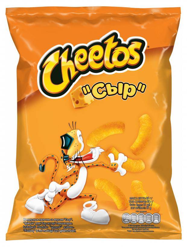 Кукурузные снеки Cheetos сыр 85 г
