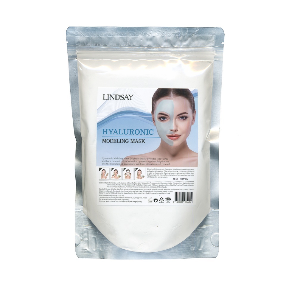 Альгинатная маска Lindsay с гиалуроновой кислотой Hyaluronic Modeling Mask, 240 inoface yoghurt modeling cup pack маска альгинатная с йогуртом 200 г