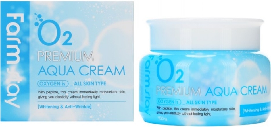 

Увлажняющий крем FarmStay с кислородом O2 Premium Aqua Cream, 100 мл