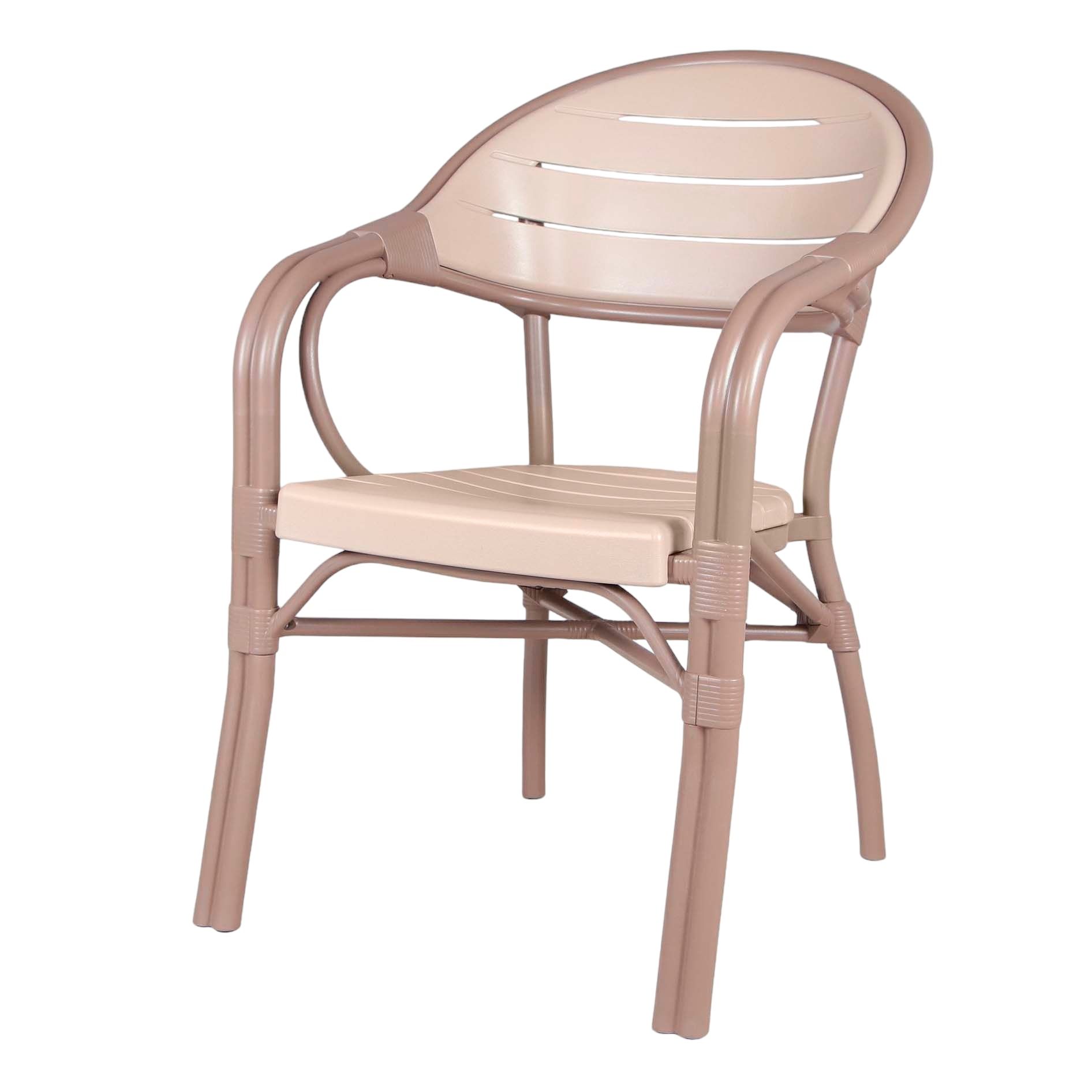 Кресло Novussi Bamboo светло-коричневое 57 x 45 x 83 см