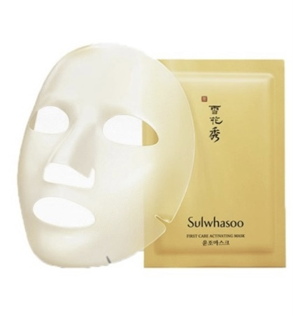 фото Sulwhasoo тканевая маска на основе сыворотки first care activating mask masque activateur